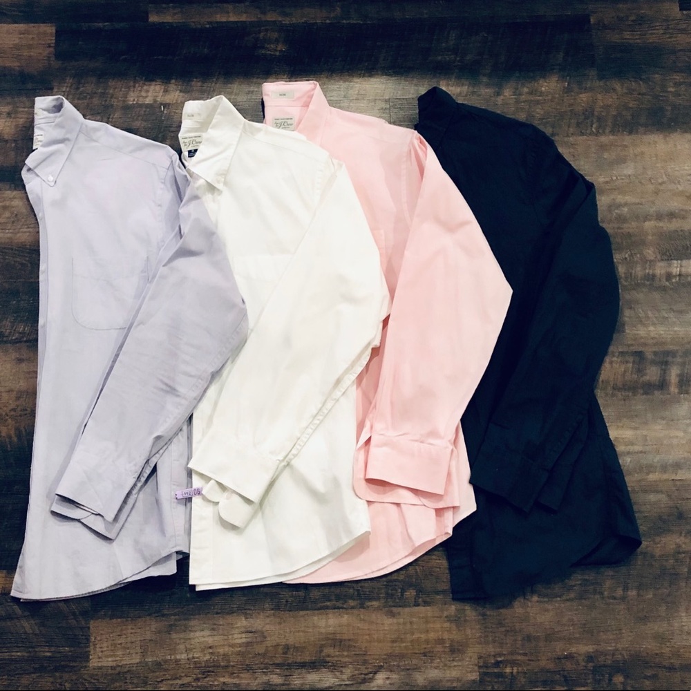 J. Crew Slim Cotton Button Down Shirt (Multiple)